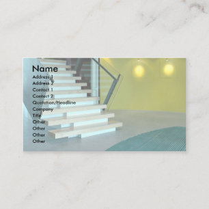 Reception area and staircase for Business Design S Enclosure Card