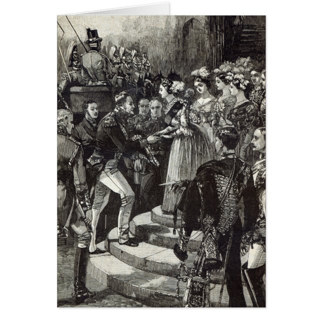Réception de Louis Philippe au château de Windsor (Devant)