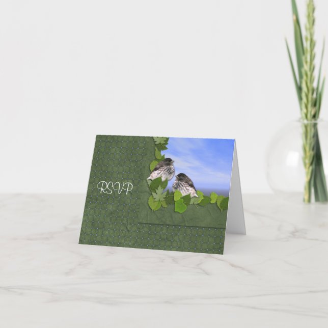 Réception de mariage Junco Carte RSVP (Devant)
