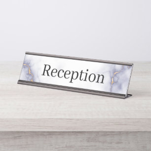 Reception Desk Name Plate