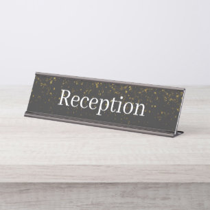 Reception Desk Name Plate