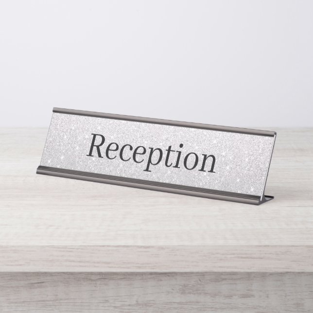 Reception Desk Name Plate (Front)