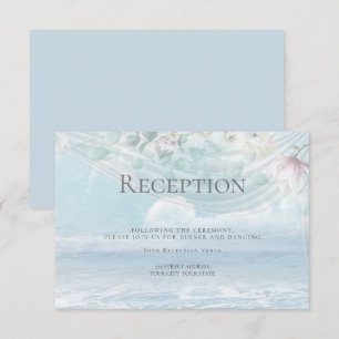 Reception Elegant Driftwood Tulle Arbor Invitation
