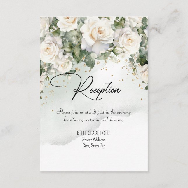 Reception Enclosure Card (Front)
