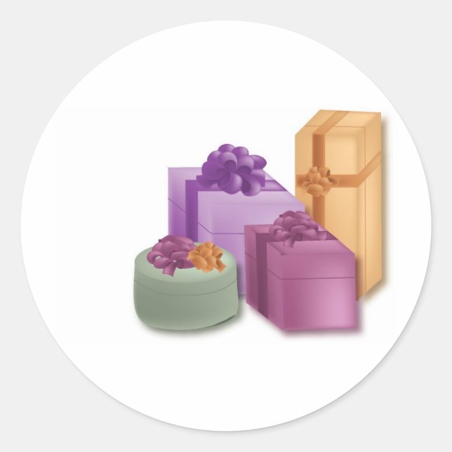 Reception Gifts Classic Round Sticker (Front)