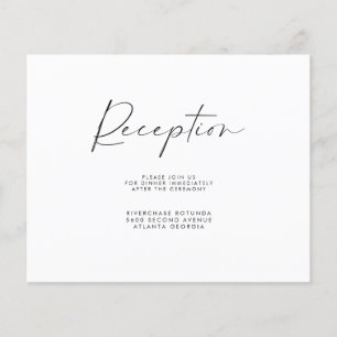 Reception Information Insert  Flyer