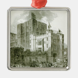 Reception of Queen Elizabeth at Kenilworth Metal Ornament