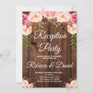 Reception Party, Reception Dinner Invitation