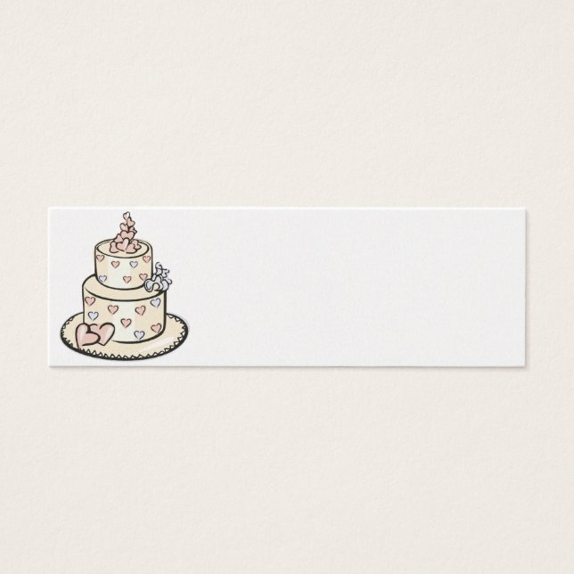 Reception Place Setting Cards - Pearl (Front)