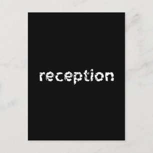 Reception Postcard