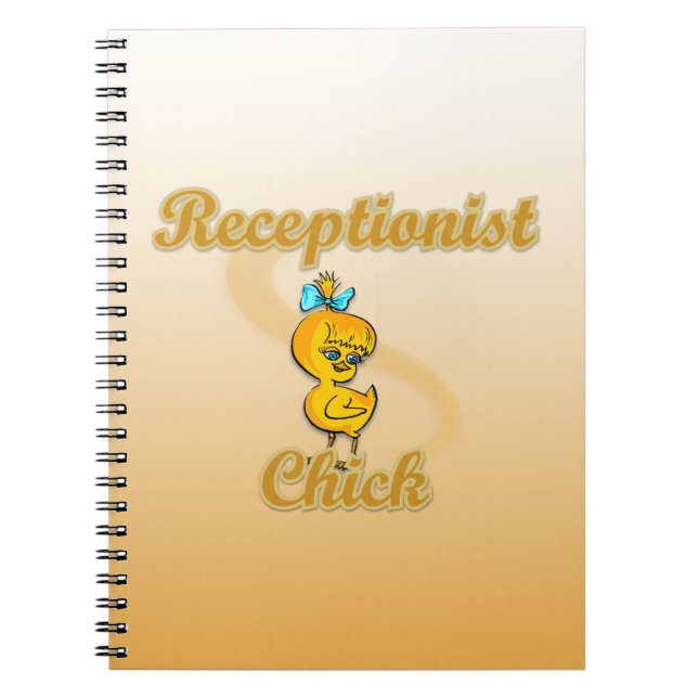 Receptionist Chick Notebook (Front)