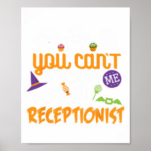 Receptionist Halloween Costume Party Can't Spook M Poster