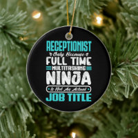 Receptionist Job Title Profession Office Worker