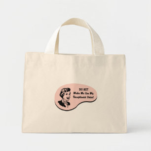 Receptionist Voice Mini Tote Bag