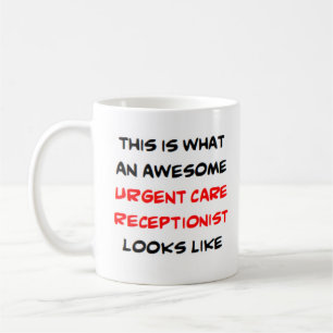 réceptionniste de soins d'urgence, stupéfiant Mug