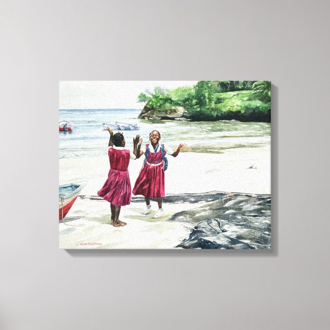 Recess at the Bay 2002 Canvas Print (Front)