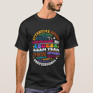 Recess Dream Team Teachers Students Monitor Back T T-Shirt
