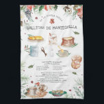 Receta de galletas de Mantequilla Kitchen Towel<br><div class="desc">For a unique gift, bake a batch of treats right from one of grandma's treasured recipes, and gift along with a heirloom tea towel printed with the same recipe. Turn handwritten recipes from your mother or grandmother or aunts into gorgeous and sentimental tea towels for daily use. It's easy to...</div>