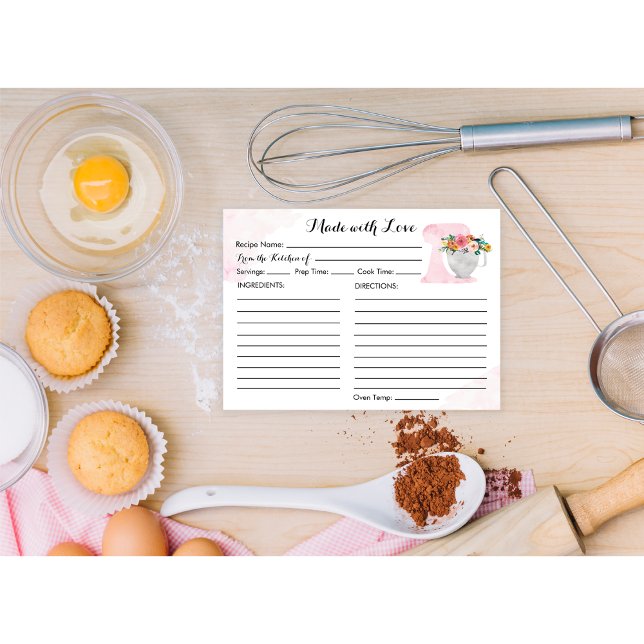 Recette Carte Fête des mariées florale (Créateur téléchargé)