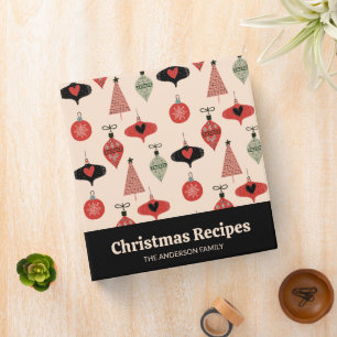 Recette de Noël Livre Classeur de vacances
