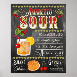 Recette du tableau de bord aigre Amaretto