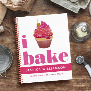 Recette livre de cuisine Cupcake rose rouge or Bak