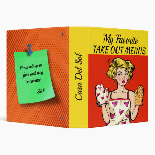 Recette Pop Art / Retirer le Classeur Menus - Voir