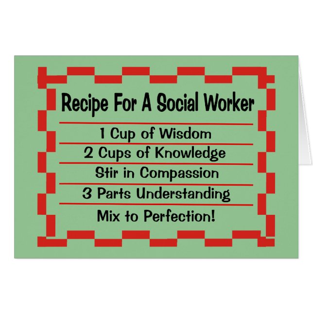 Recette pour un assistant social (Devant horizontal)