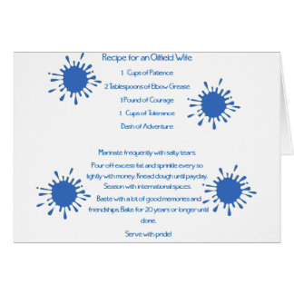 Recette pour une épouse de gisement de pétrole