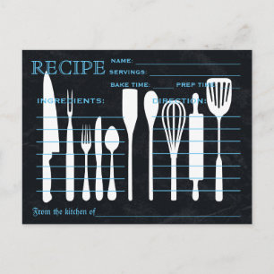 Recette Rétro Outils de cuisine de la carte