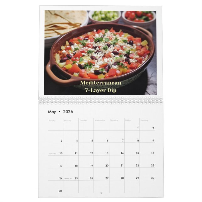 Recettes avec le calendrier Roy 2025 (Mai 2026)