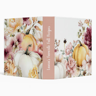 Recettes Citrouille et fleurs d'automne Classeur