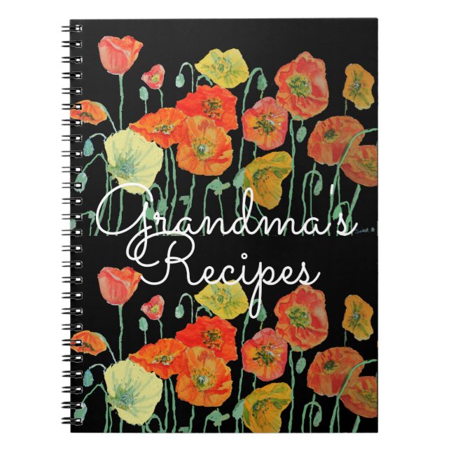 Recettes de grand-mère rouge Carnet d'aquarelle de (Devant)
