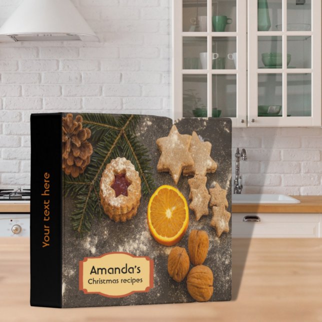 Recettes de Noël classeur de livre de cuisine (Créateur téléchargé)
