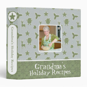 Recettes de Noël de vacances   Classeur photo de v