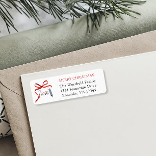 Recettes de vacances Carte de Noël Adresse de reto