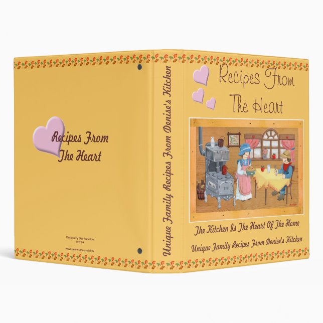 Recettes du coeur 1" classeur de recette (Arrière-plan)
