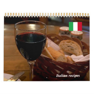 Recettes italiennes Calendrier