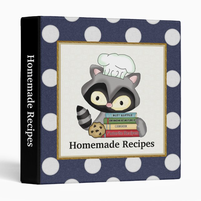 Recettes maison Classeur (Devant/Côté)