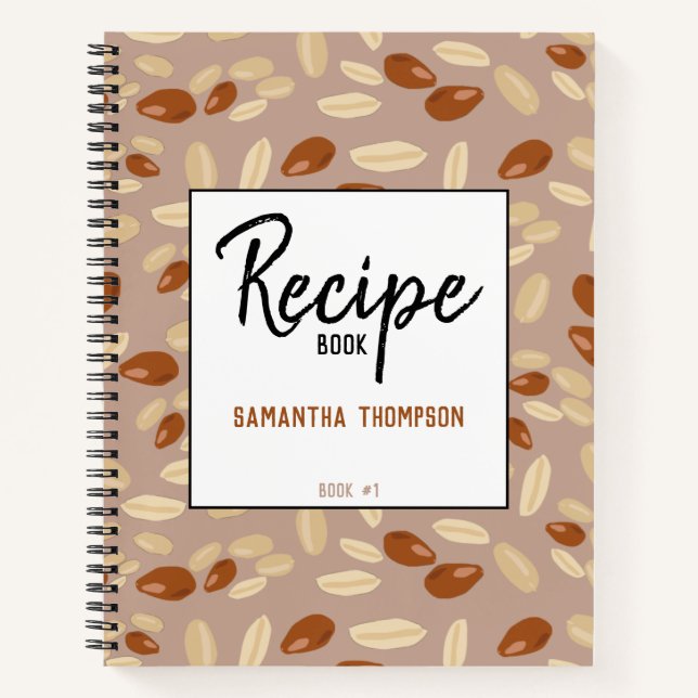 Recettes Motifs customisées d'arachides Livre blan (Devant)