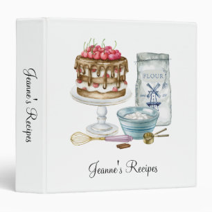 Recettes personnalisées 3 Classeur à anneaux