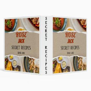 Recettes secrètes Livre de cuisine Classeur à anne