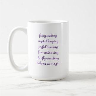 "recherche de fées" tall mug
