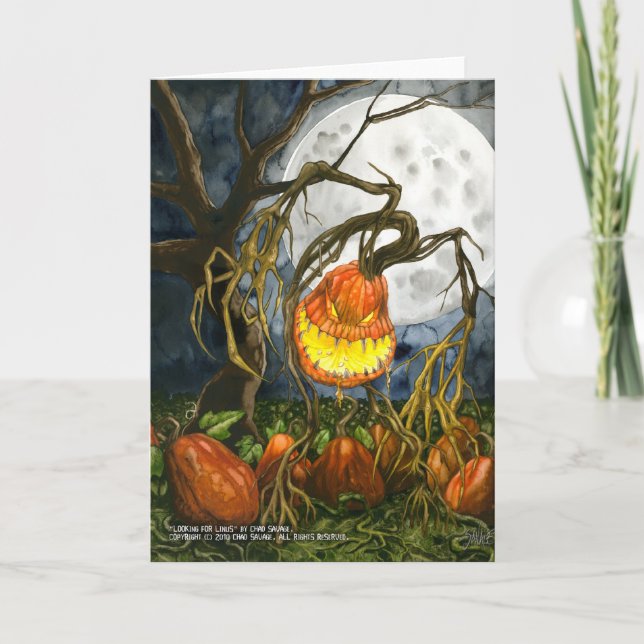 Recherche de la carte de voeux de Linus (Devant)