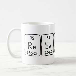 Recherche périodique nom de table mug