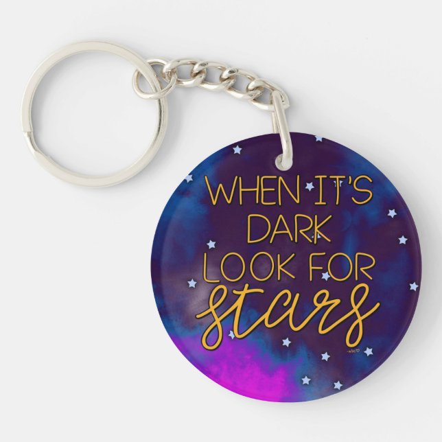 Recherchez le porte - clé étoiles (Devant)