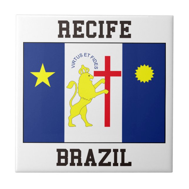 Recife Brazil Tile (Front)
