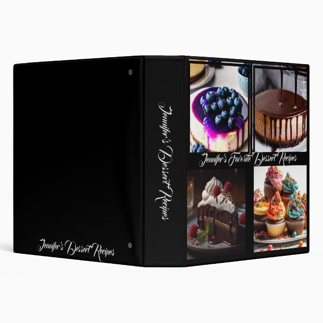 Recipe 3 Ring Binder (Background)