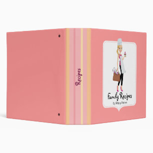 Recipe Album with Character for Her Binder