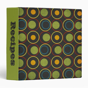Recipe Albums- Chic Mod- Red- Binder